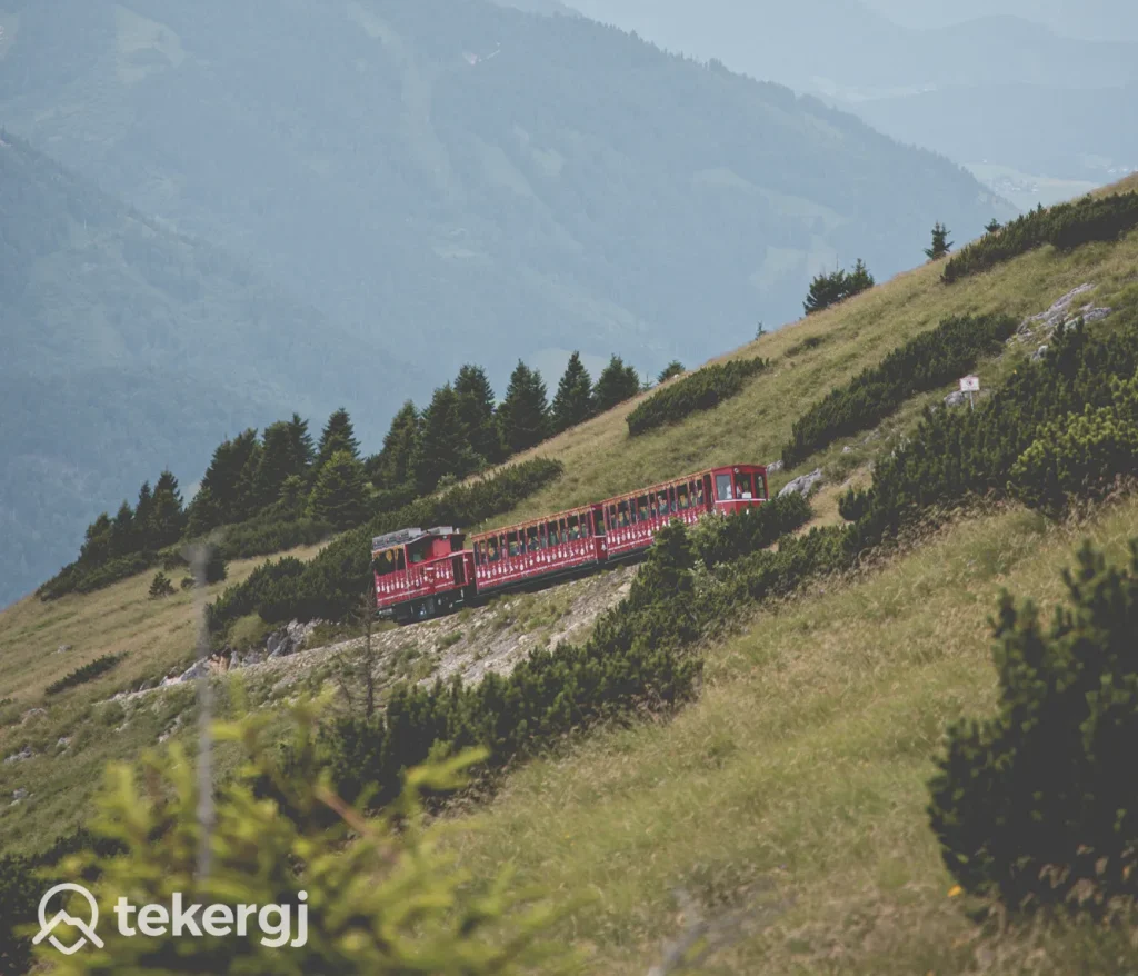 Schafberg-re kisvasúttal, Ausztria, gyalogtúra